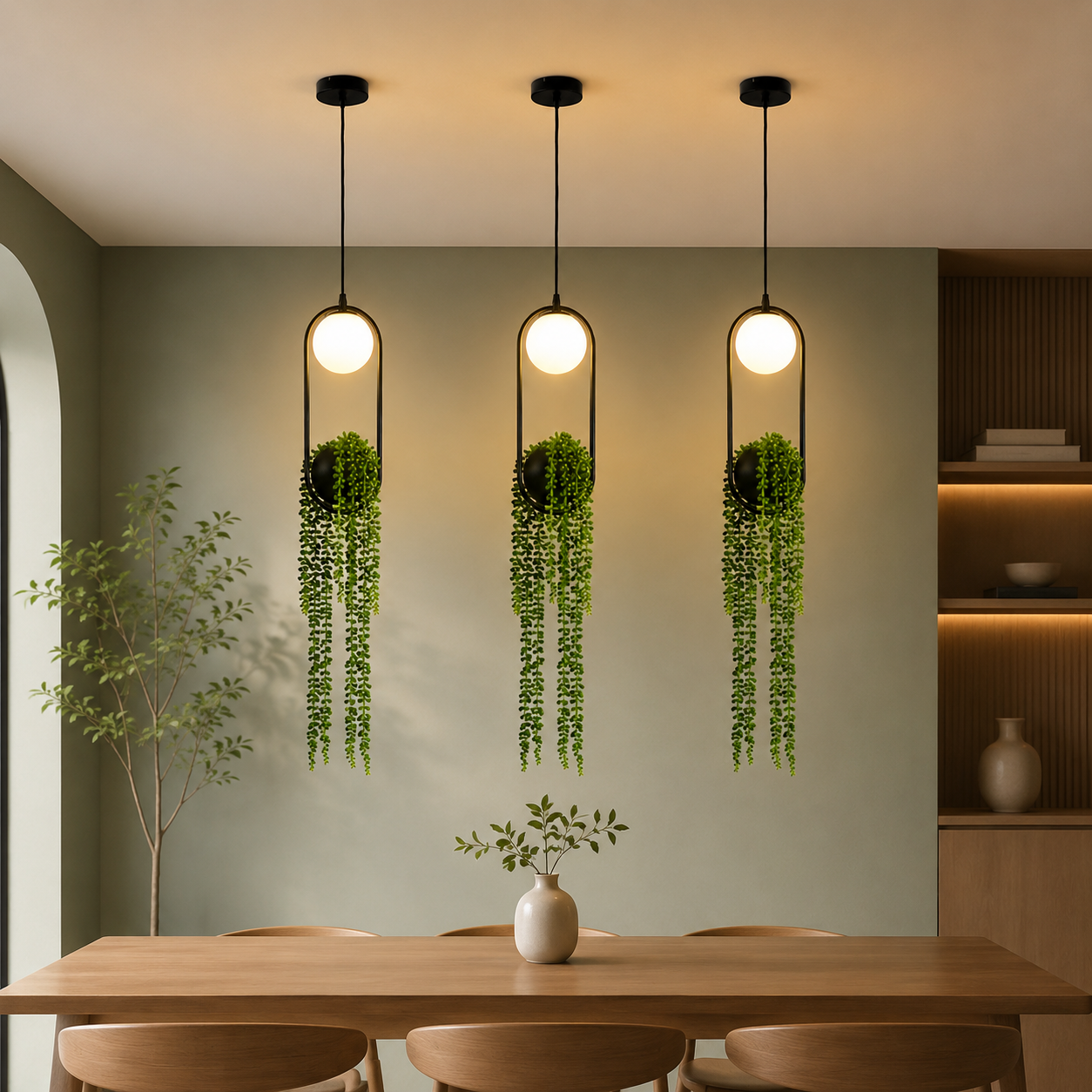 Levantise™ Interior Decor – Hanging Plant Lamp