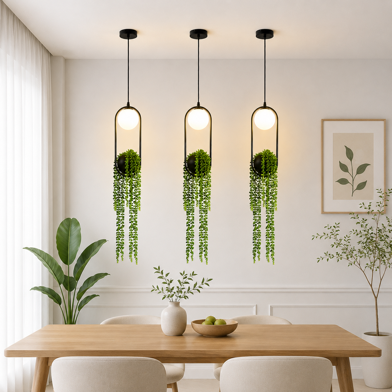 Levantise™ Interior Decor – Hanging Plant Lamp