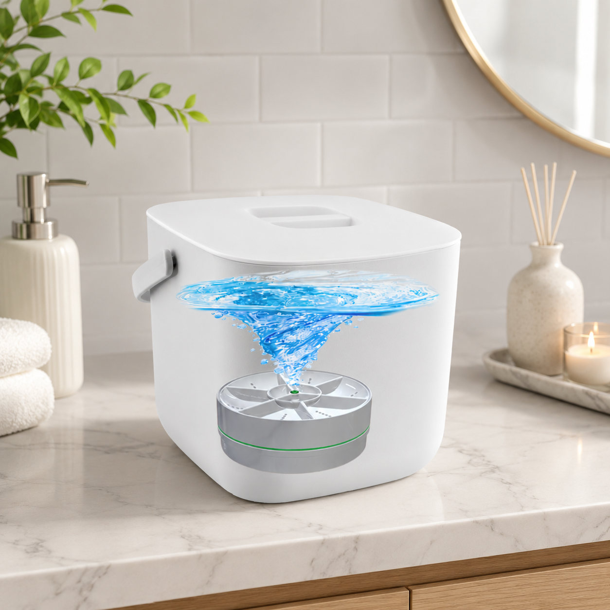 Levantise™ Kitchen Essentials – Ultrasonic Mini Dishwasher
